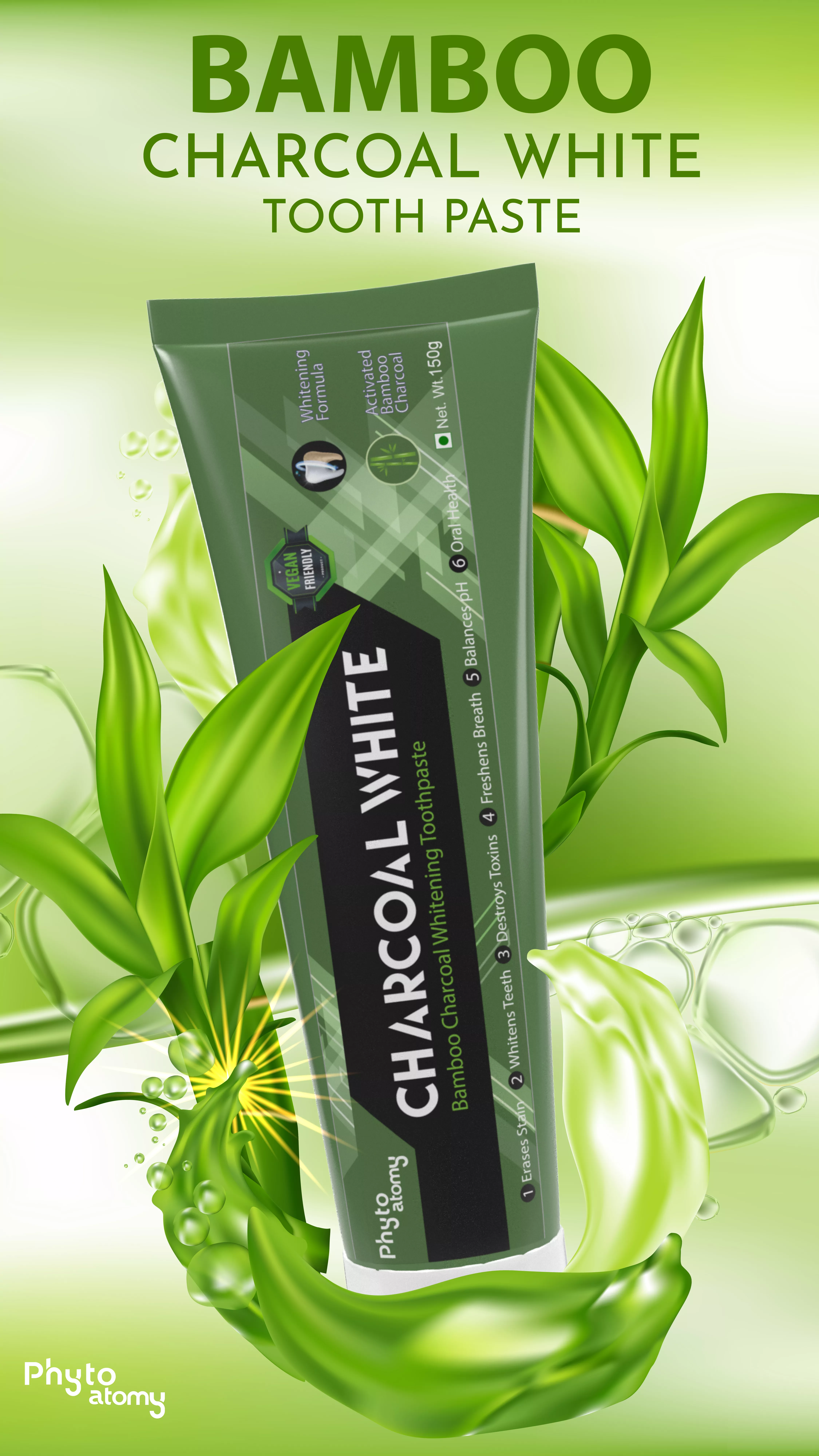 RBV B2B Charcoal Toothpaste (150g) - 40 Pcs.